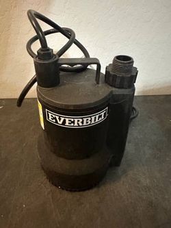 Everbilt SUP54-HD 1/6 HP Plastic Submersible Utility Pump