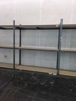 Industrial Warehouse Stock Supply Storage Rack Shelving 72x24 Shelves Similar To Uline And Grainger Delivery Available