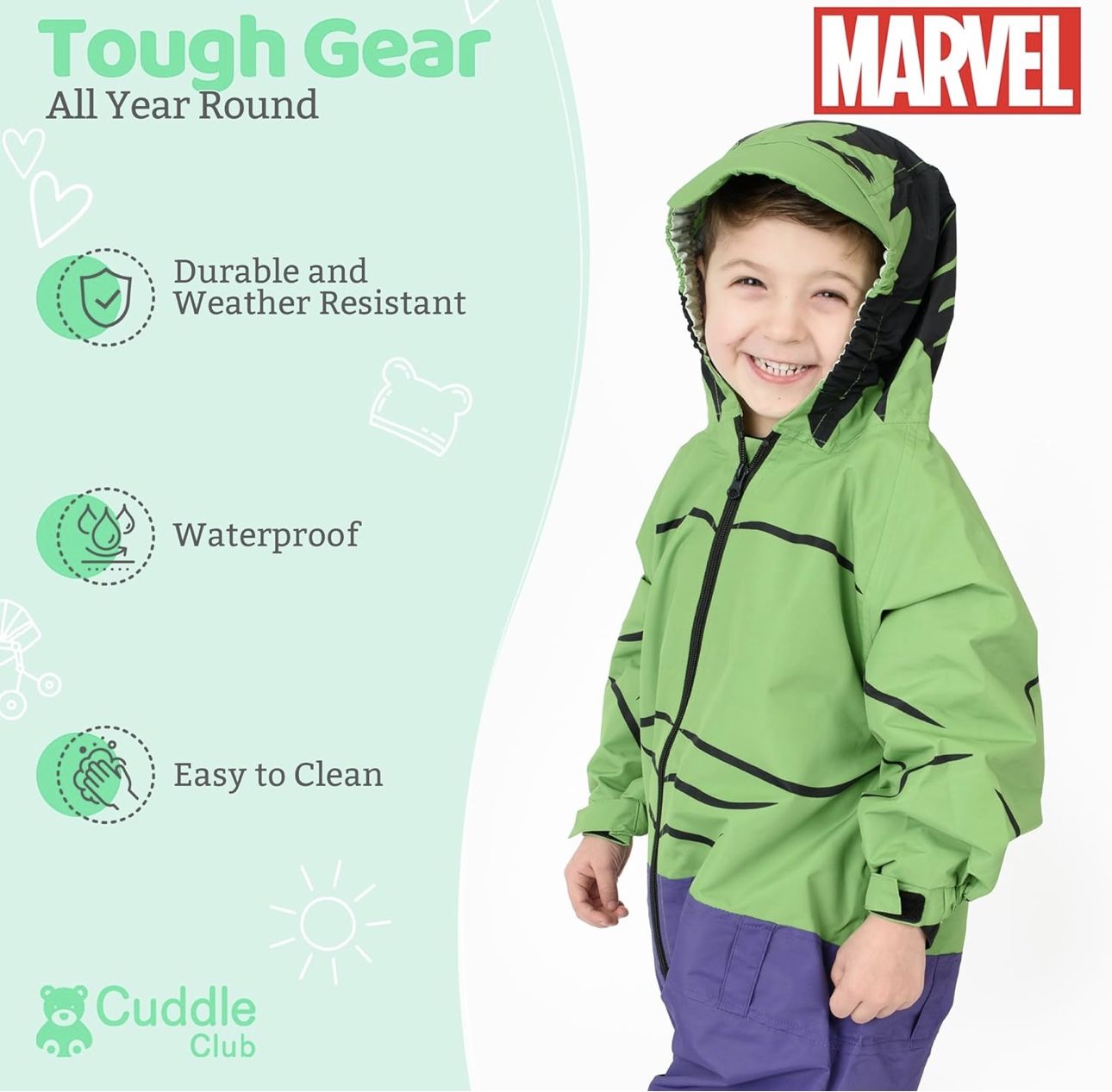 Rain Suit - Muddy Buddy Waterproof Coverall One Piece Weather Resistant size 18-24 months new