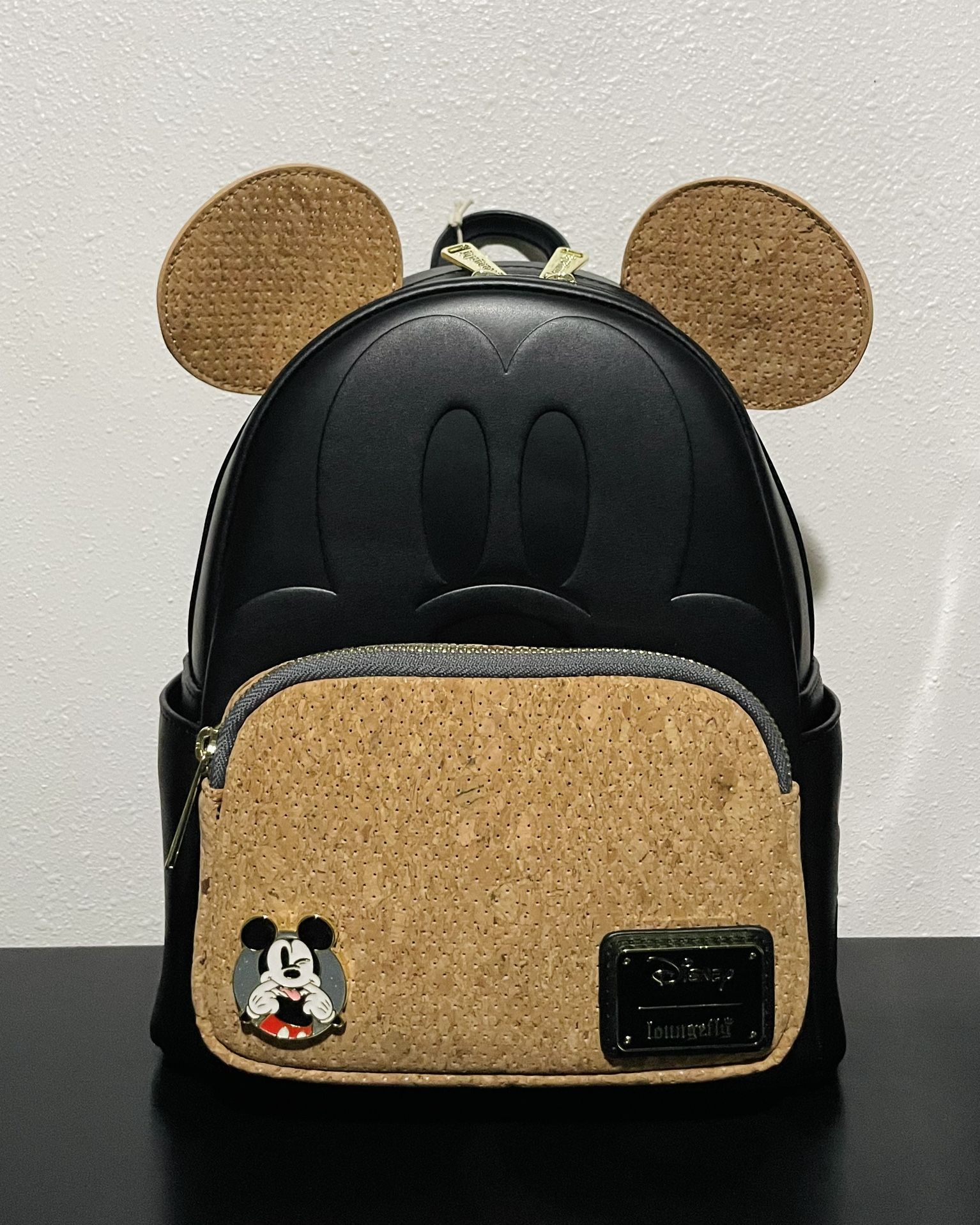 Loungefly Disney Mickey Mouse Cork Ears Pin Display Mini  display picture 2