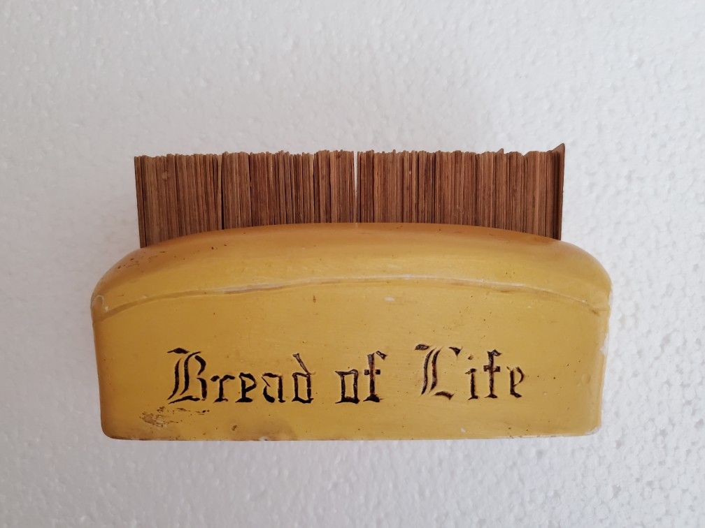 Bible Verses Bread Of Life Religious Table Decor Spiritual VTG Nice Gift 