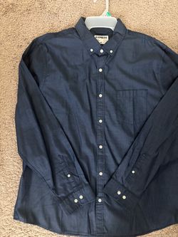 Blue express men’s button down shirt in XXL