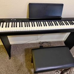 Roland FP-10 Piano Full Bundle (Stand, Bench, Pedal, Headphones)