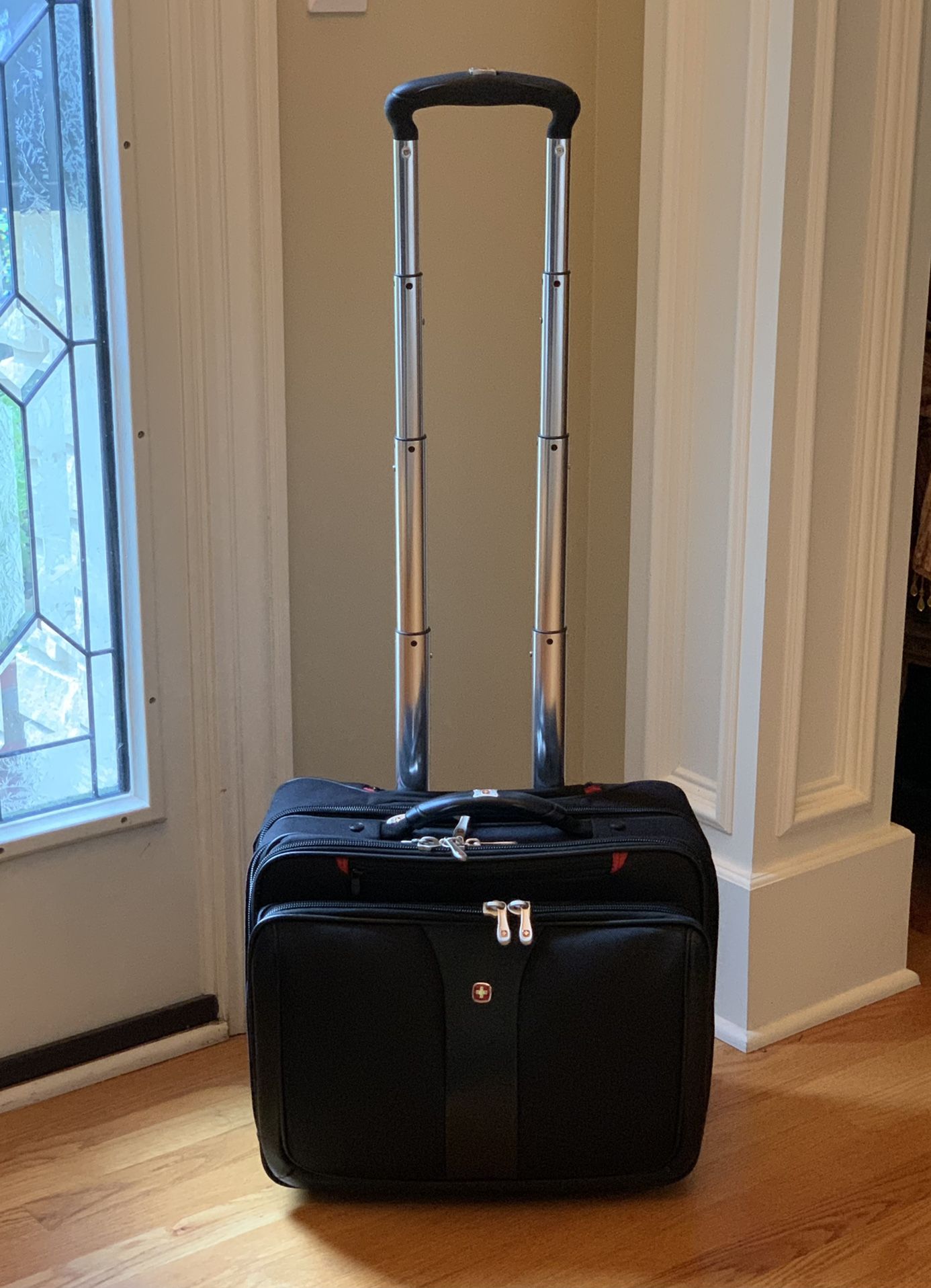 Swiss Gear WENGER Rolling Laptop Briefcase Luggage Carry Bag - EUC