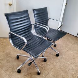 Black Leather Office Chairs