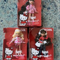 Hello Kitty X Bratz Complete Doll Set Yasmin Cloe Jade