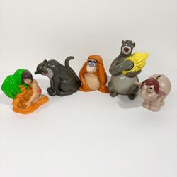 VTG Disney JUNGLE BOOK McDonalds Toys Candy Dispensers Set Of 5