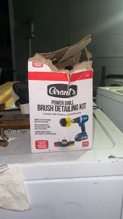 Power Drill Brush Detailing Kit/Kit De Cepillos Para Taladro De Detallado