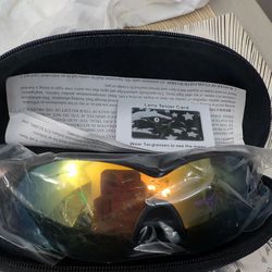 BELL + HOWELL PROTECTIVE TAC GLASSES NWT Yellow Black