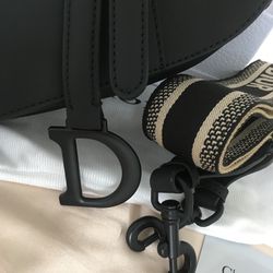 Dior Saddle Bag In Ultra Matte Black Or Oblique Black?