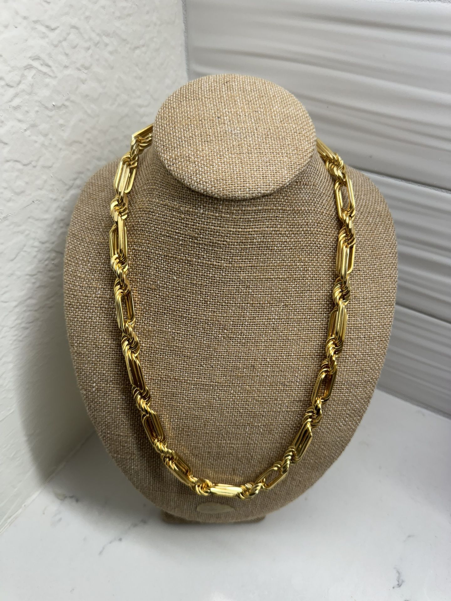 12 Mm 14 Kt Milano Gold Overlay Chain