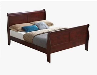 Sleigh bed