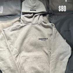 dark oat essentials hoodie 