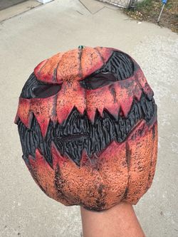 Scary Pumpkin Latex Halloween Mask