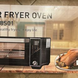 WHALL Toaster Oven Air Fryer, Max XL Large 30-Quart Smart Oven,11-in-1 Toaster Oven Countertop with Steam Function,12-inch Pizza,6 slices of Toast, 4 