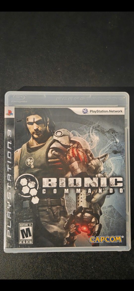 PS3 Video Game- BIONIC COMMANDO