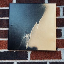 Black And Gold Portrait 