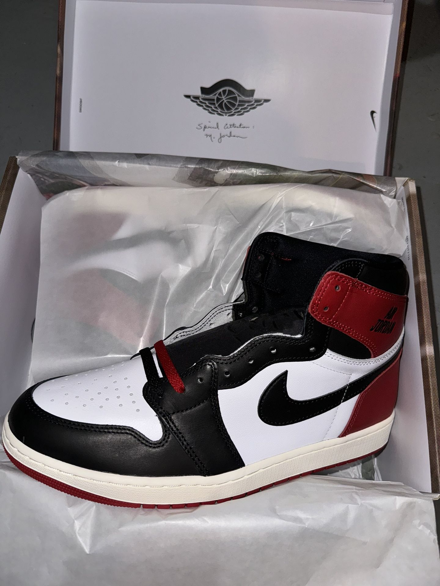 Nike Jordan 1 High Black Toe Re Imagine 