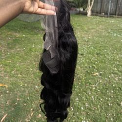 30” 13x6 HD Lace Front Wig – 200% Density Body Wave, 100% Human Hair (New)