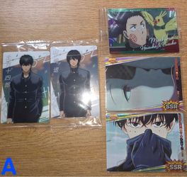 Sakamoto Days and Gintama Card Pile