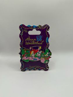 Disney Alice in Wonderland 65th Anniversary Alice at Mad Tea Party LE 3500 Pin