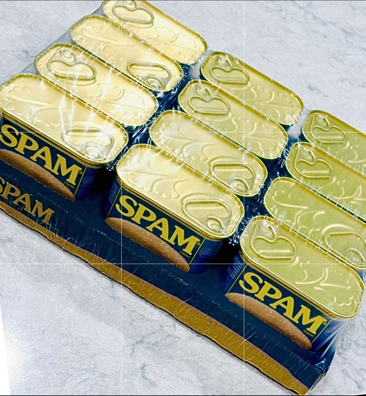 12 Pack SPAM Classic Best By Date 2028 March