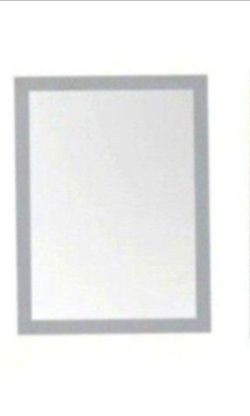 Home Decorators Collection Mayfield 28.00 in. W x 36.00 in. H Framed Rectangular Bathroom Vanity Mirror in American Gray