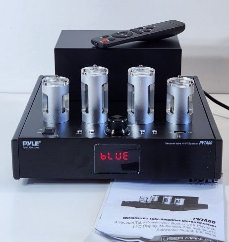 Pyle Bluetooth Tube Amplifier Stereo Receiver-500W #1027