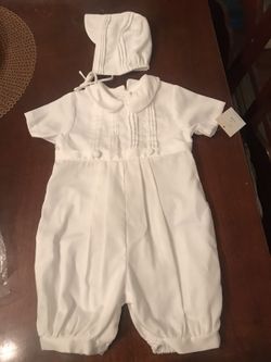 Christening Baptism Knicker and Hat