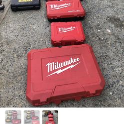 Milwaukee Box Only For 2997-22 $30 Click On My Profile More Box And Bag
