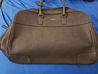 Coach duffle bag / slate gray