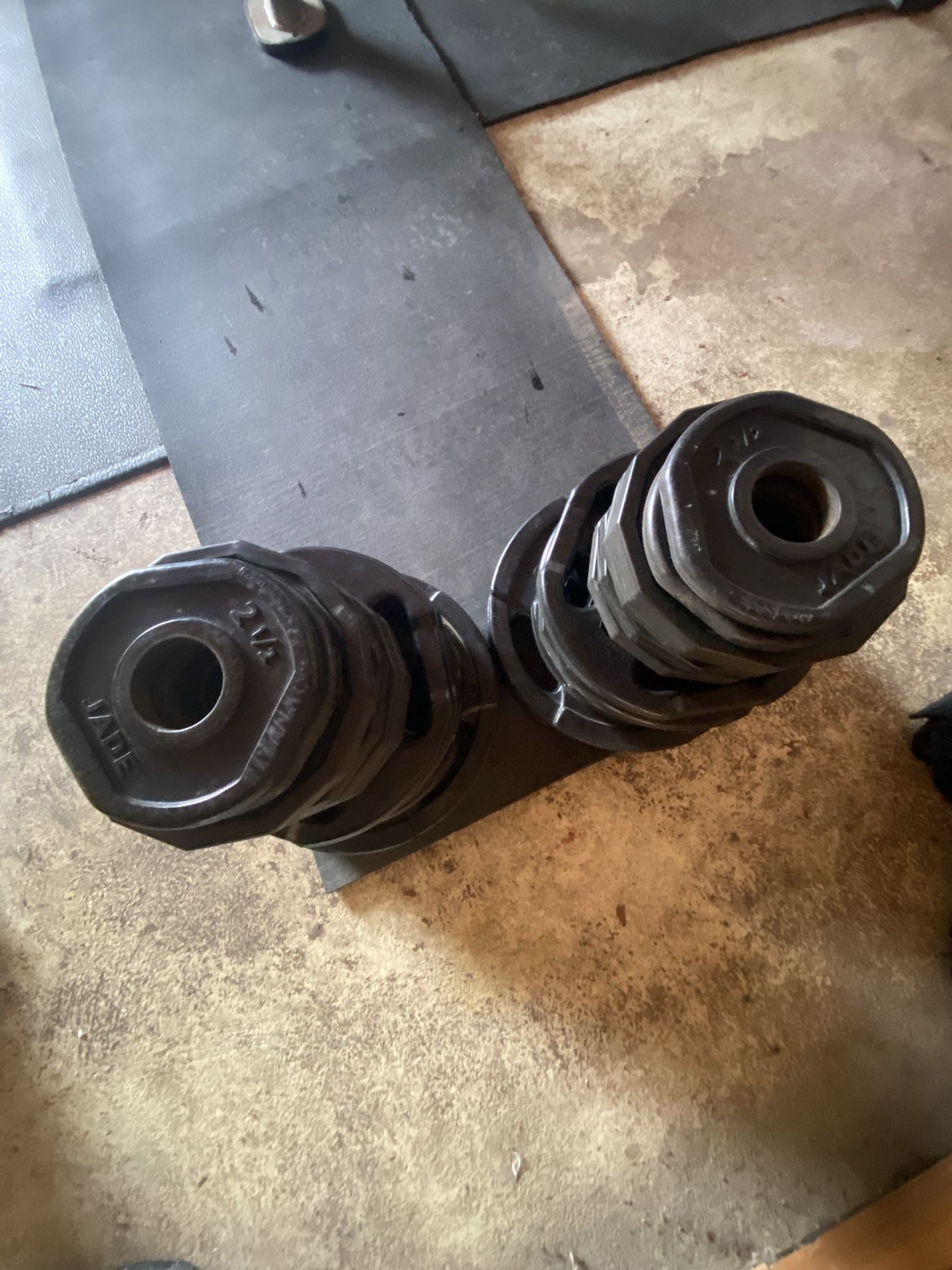 Olympic Weights/rubber Coated