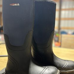 HISEA Men's Rain Boots Waterproof 