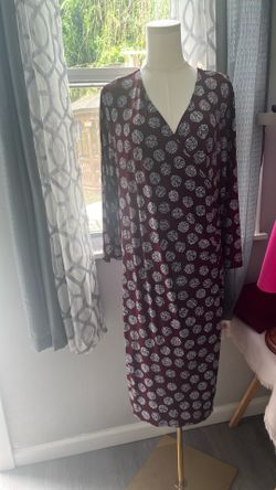 Casual Dress - Burgundy