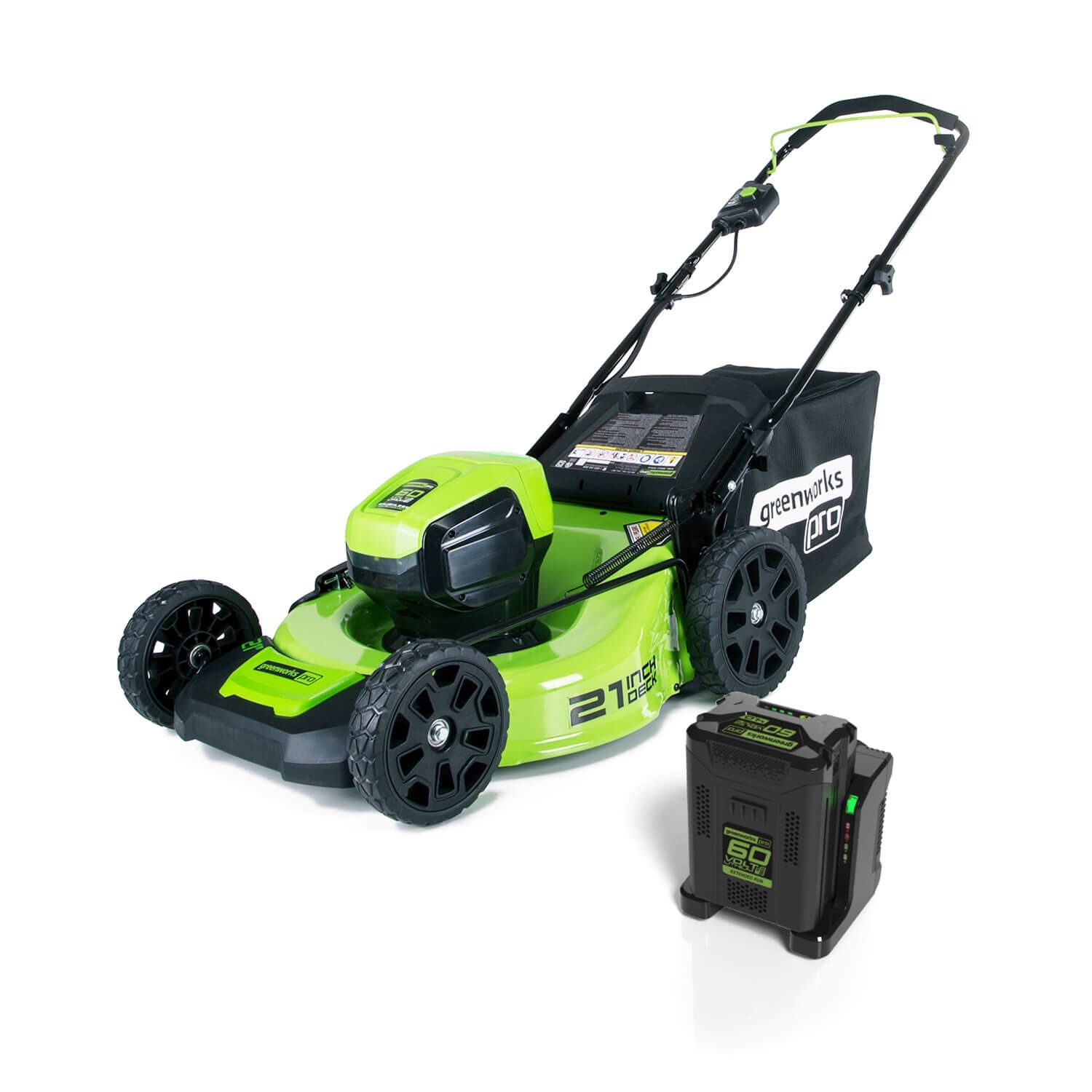 Greenworks Pro Brushless Lawn mower + 2 BATTERIES INCLUDED