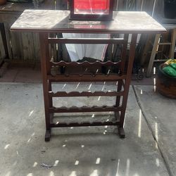 Small bar/wine rack