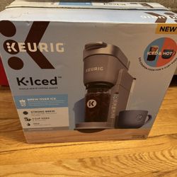 Brand New Keurig K-Iced Single Serve Coffee Maker, Arctic Gray 
