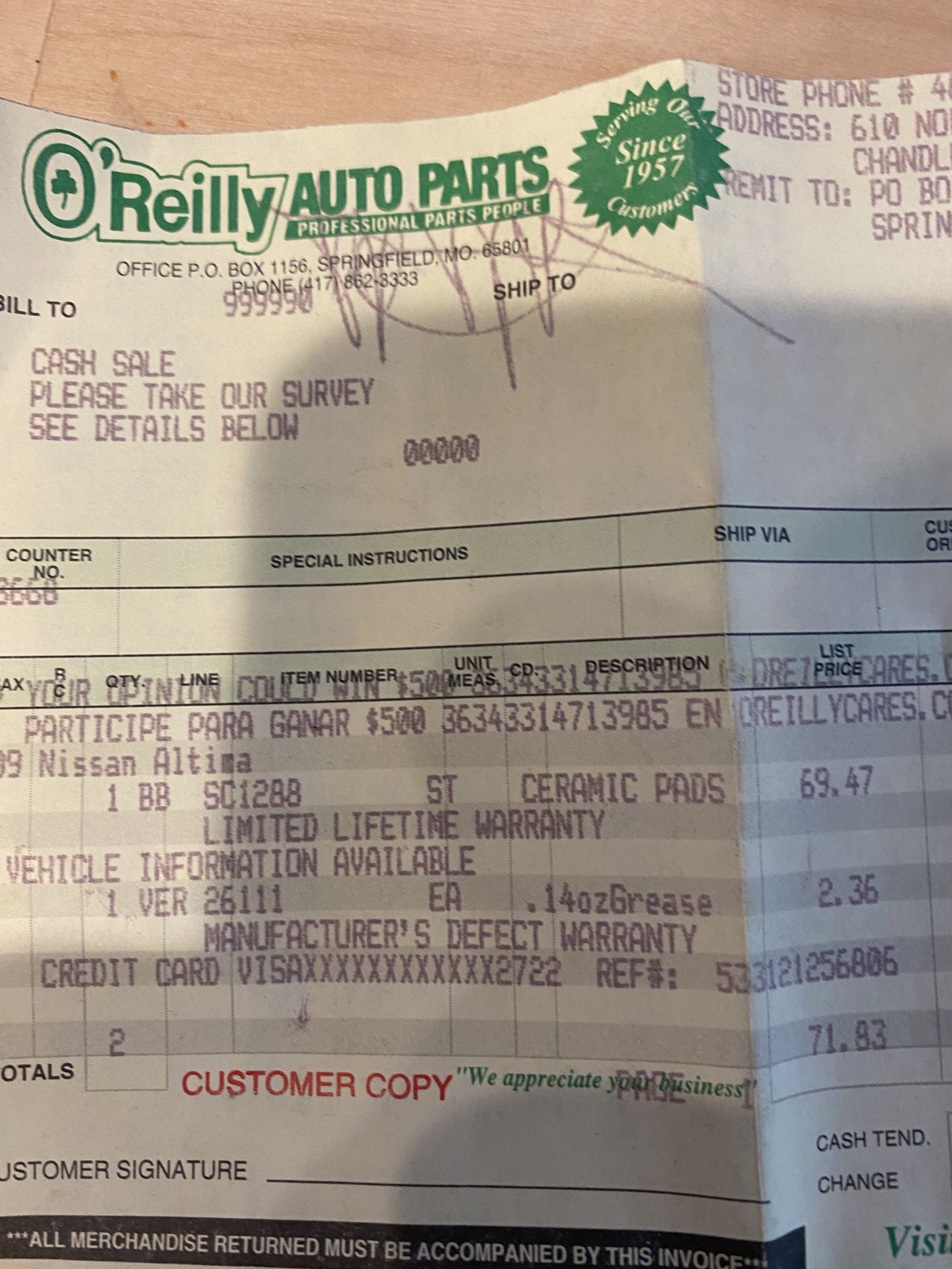 Brake pads OBO