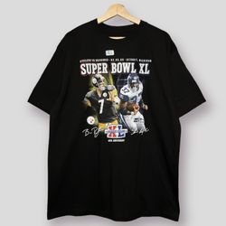 SUPER BOWL XL TEE SIZE LARGE 