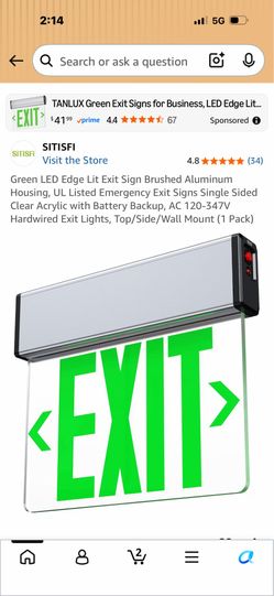 Exit elite lighting  exit signal