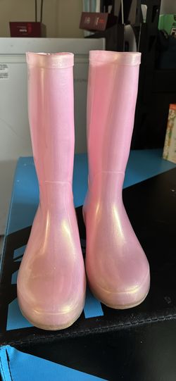 Pink Rain Boots Size 2