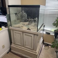 150 Gallon Fish Tank With pump  (cube Shape)