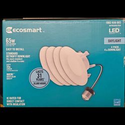 EcoSmart LED recessed lighting