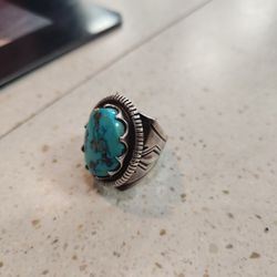 Turquoise Ring Size 11