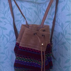 Artisanal/ethnic Leather Back Pack