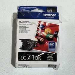 Brother LC71 bk ink cartridge New