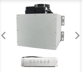 Awoco RH-SP06-BLW 6" Inline Blower Unit for Split Range Hoods, 4 Speeds 6” Round Top Vent, 800CFM