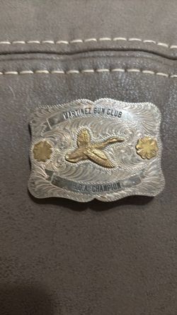Vintage sterling silver belt buckle