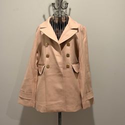 Lightweight Peacoat in Soft Blush Pink