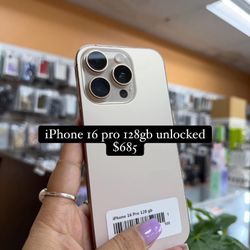 Apple iPhone 16 Pro 128 Gb Unlocked 